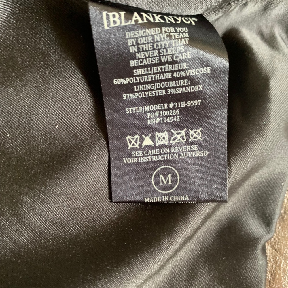 BLANK NYC Gold Metallic Moto Jacket - Picture 8 of 10